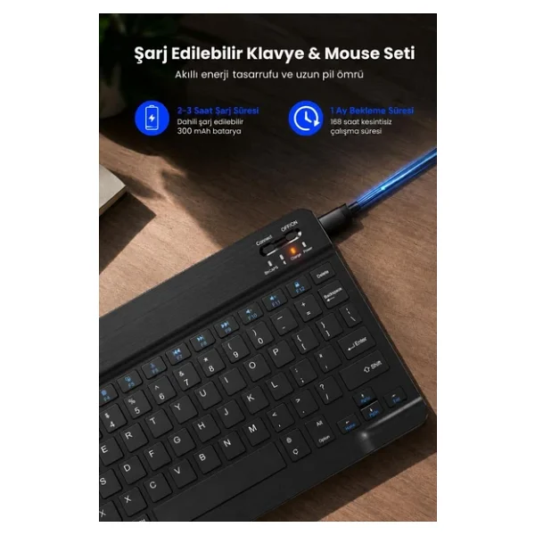 Torima TMK-04 TKL Kablosuz Klavye Mouse Seti - Görsel 6