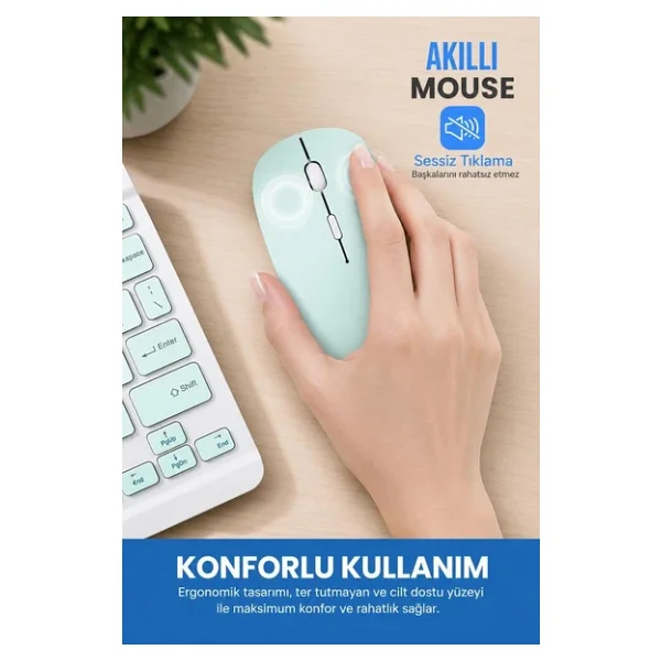 Torima TMK-04 TKL Kablosuz Klavye Mouse Seti - Görsel 8