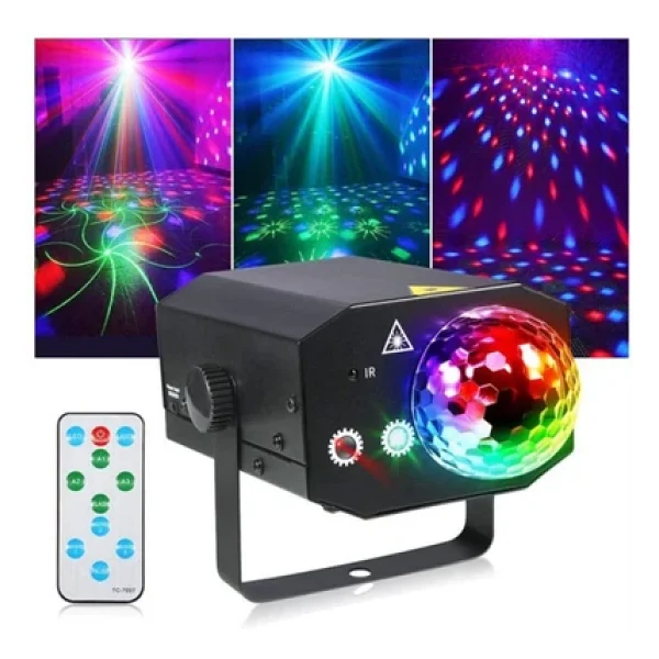 Quenlite Qd-16 RGB 16 Çeşit Desen Sahne LED Ve Lazer Işık - Görsel 6