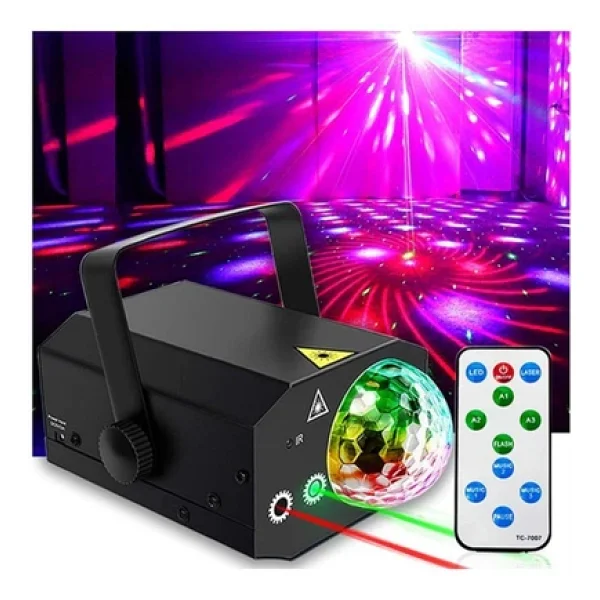 Quenlite Qd-16 RGB 16 Çeşit Desen Sahne LED Ve Lazer Işık - Görsel 5