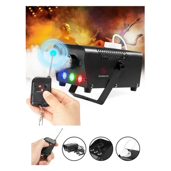 Quenlite Ql-700rgb 700 W LED Işıklı Ve Uzaktan Kumandalı Sis Makinesi - Görsel 8