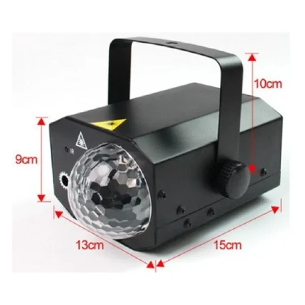 Quenlite Qd-16 RGB 16 Çeşit Desen Sahne LED Ve Lazer Işık - Görsel 7