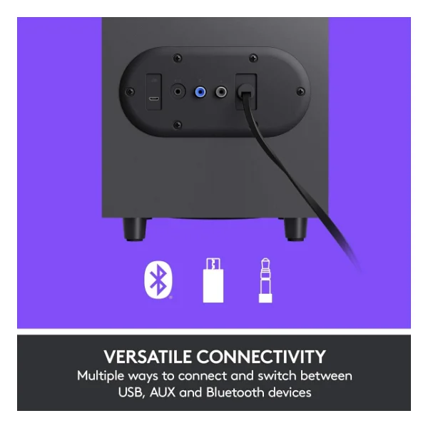 Logitech Z407 2+1 80 W Kablosuz Hoparlör - Görsel 7