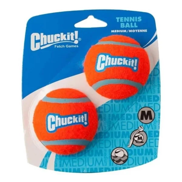 Chuckit Medium 2'li Köpek Tenis Oyun Topu - Görsel 3