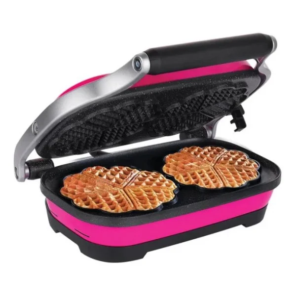 Aksu Vintage T62w Pembe Waffle Makinesi - Görsel 6
