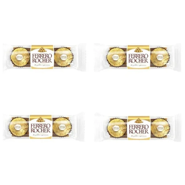 Ferrero Rocher Fındıklı Çikolata 37.5 Gr 4'lü - Görsel 3