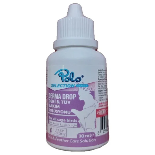 Polo Derma Drop 30 Ml Kuşlar İçin Deri Ve Tüy Bakım Solüsyonu - Görsel 3