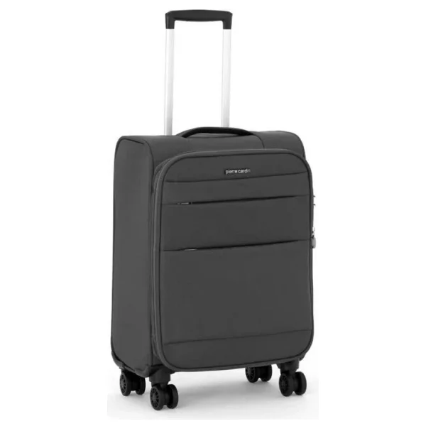 Pierre Cardin 04pc4200-03 Kumaş Antrasit Kabin Boy Valiz - Görsel 3