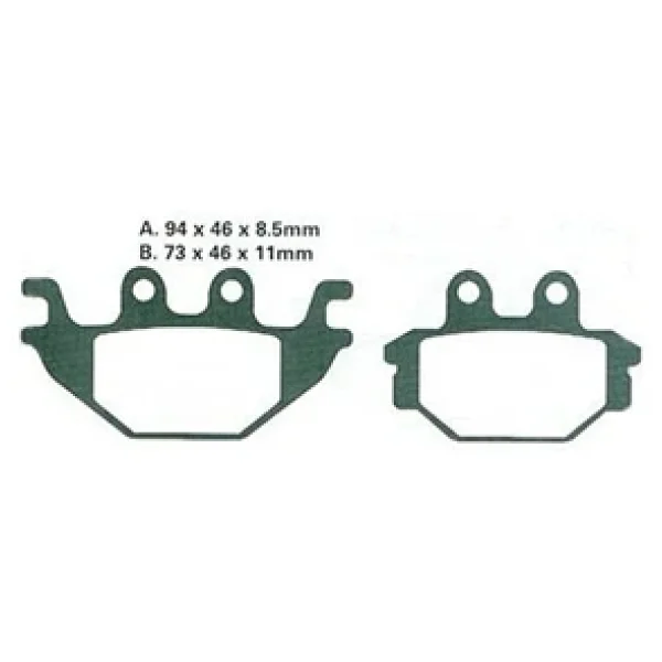 Yamaha Yzf R 125 Arka Fren Balatasi 2008-2021 Kaliteli- Arasmoto - Görsel 2