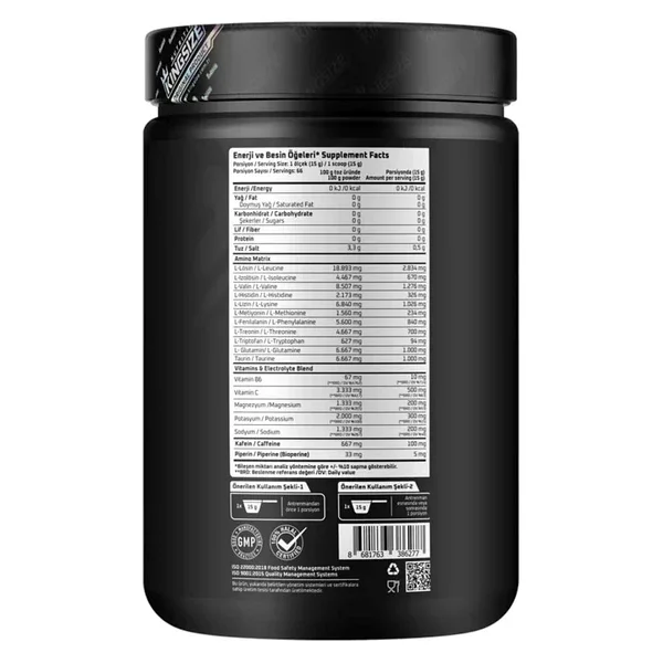 Kingsize Nutrition Loaded Ultra Amino 990 Gr - Görsel 6
