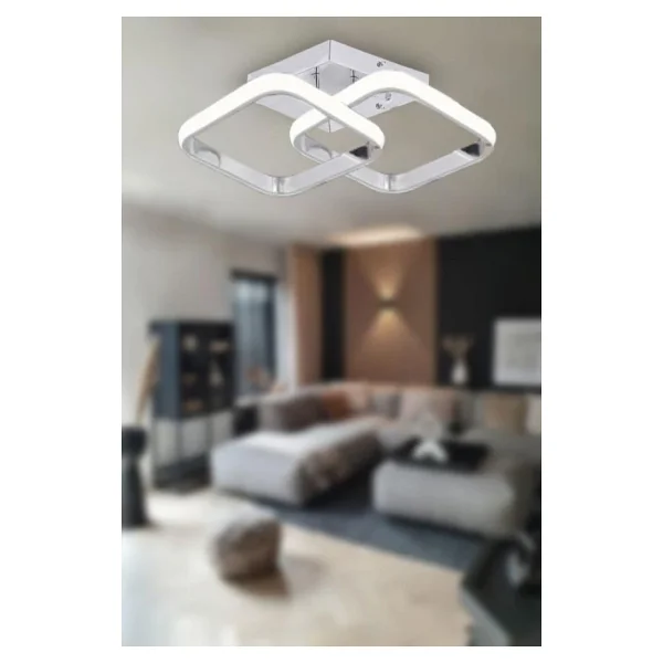 Eray Aydınlatma 9253 Krom Plafonyer LED Avize - Görsel 5