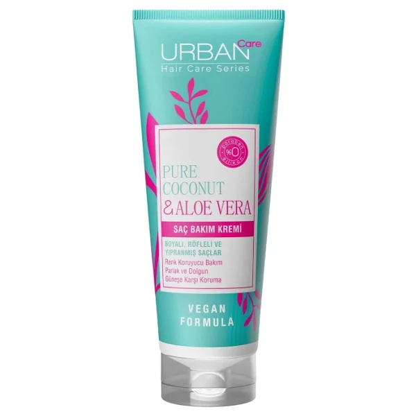 Urban Care Pure Coconut & Aloe Vera 250 Ml Saç Kremi - Görsel 4
