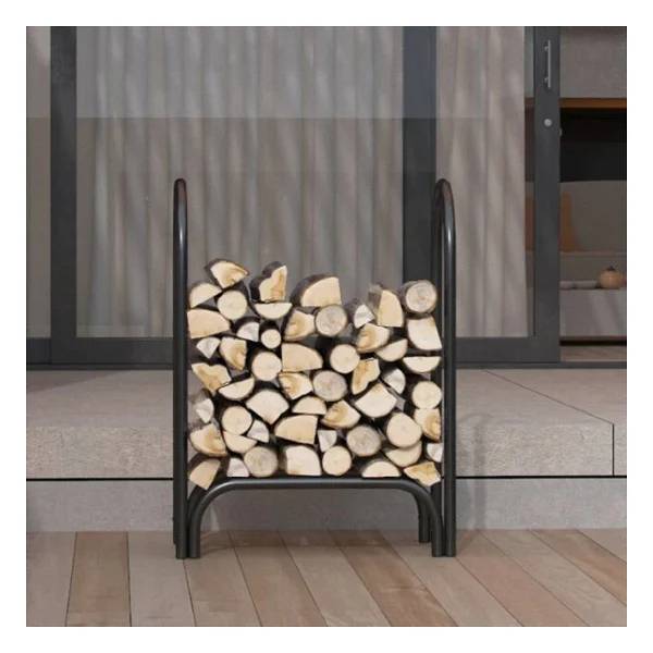 Soba Yanı Odunluk Bahçe Odunluğu Dekoratif Metal Odunluk - Görsel 7