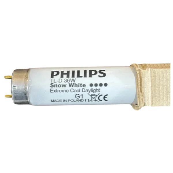 Philips 36w Snow White 12000k (Beyaz Işık) G13 Duylu Floresan (2 Adet) - Görsel 2