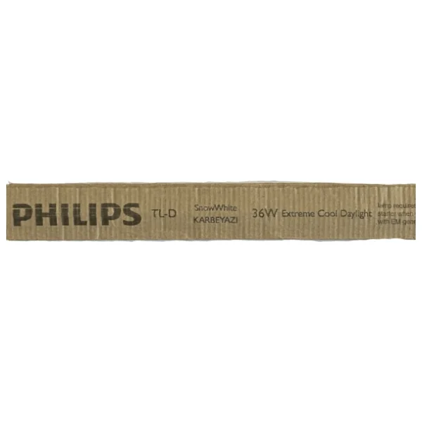 Philips 36w Snow White 12000k (Beyaz Işık) G13 Duylu Floresan (2 Adet) - Görsel 3