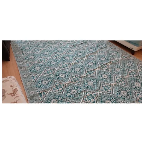 6 M2 Eşme Desen, Serme, Çok Amaçlı Halı Örtüsü, Pike, Savan - Görsel 3