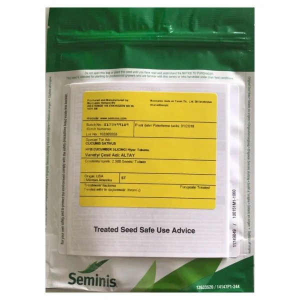 Seminis Hıyar Salatalık Tohumu Altay F1 2500 Adet Tohumluk - Görsel 2