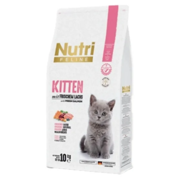 Nutri Feline Kitten Somonlu 10 Kg Yavru Kedi Maması - Görsel 8