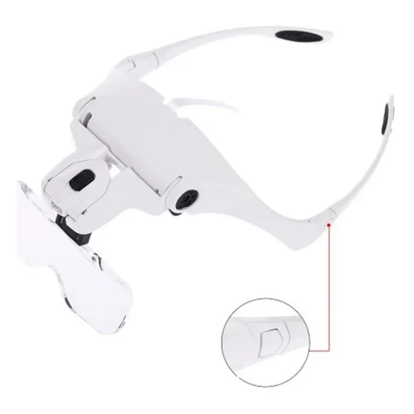 Nikula 9892b2 5 Lensli LED Işıklı Gözlük Büyüteç - Görsel 4