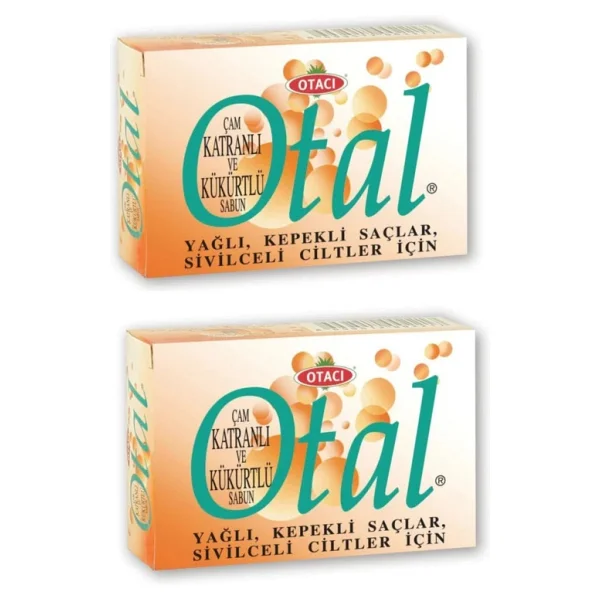 Otacı Doğal Çam Katranlı Ve Kükürtlü 80 Gr 2 Adet Sabun - Görsel 4
