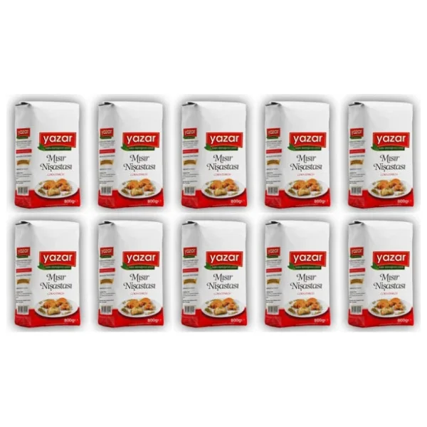Yazar 800 Gr 10 Paket Mısır Nişastası - Görsel 2