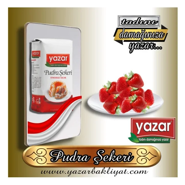 Yazar 500 Gr 9 Paket Pudra Şekeri - Görsel 3