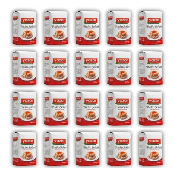 Yazar 500 Gr 20 Paket Pudra Şekeri - Görsel 2