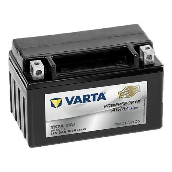 Varta Powersports Agm Ytx7a-Bs 12 V 6 Ah Motosiklet Aküsü - Görsel 4
