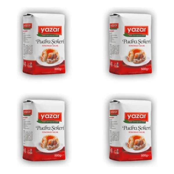 Yazar 500 Gr 4 Paket Pudra Şekeri - Görsel 2