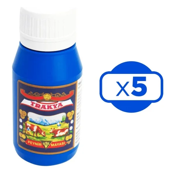 Trakya Peynir Mayası 100 Ml X 5 Li - Görsel 5