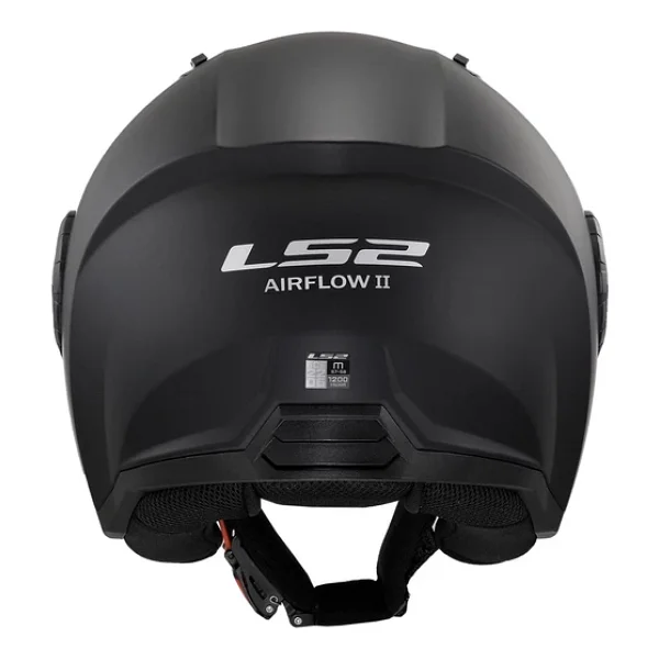 Ls2 Airflow 2 Mat Siyah Açık Motor Kaskı - Görsel 6
