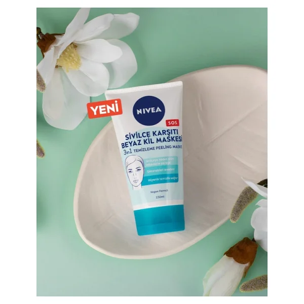 Nivea Sivilce Karşıtı 3'ü 1 Arada 150 Ml Beyaz Kil Maskesi - Görsel 8