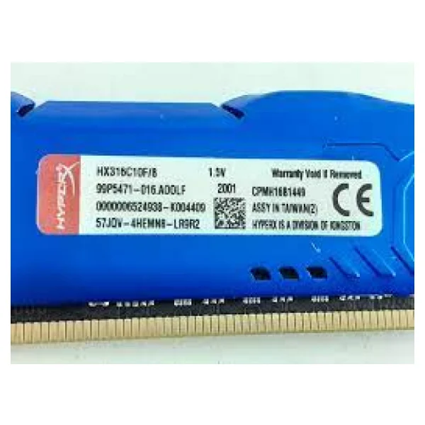 Kingston Hyperx Fury Blue 8 GB 1600 MHz Cl10 Hx316c10f/8 DDR3 RAM - Görsel 5