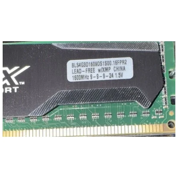 Crucial Ballistix Sport 4 GB 1600mhz Bls4g3d1609ds1s00ceu DDR3 RAM - Görsel 7