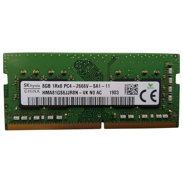 Skhynix 8 GB 2666 MHz Cl19 Hma81gs6jjr8n-Vk DDR4 Notebook RAM - Görsel 5