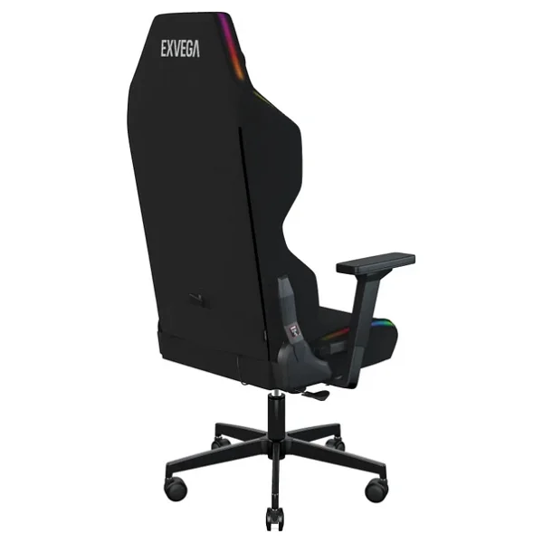 Exvega Lunar Active Hoparlörlü Masajlı RGB Siyah Kumaş Oyuncu Koltuğu - Görsel 2