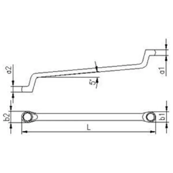 İzeltaş 0430 10x11 Mm Yıldız İki Ağız Anahtar - Görsel 8