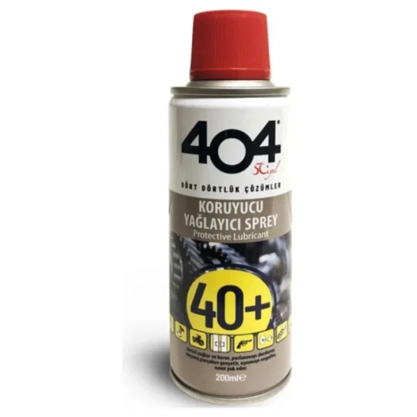 404 40+ Koruyucu Yağlayıcı Sprey 400 Ml - Görsel 4