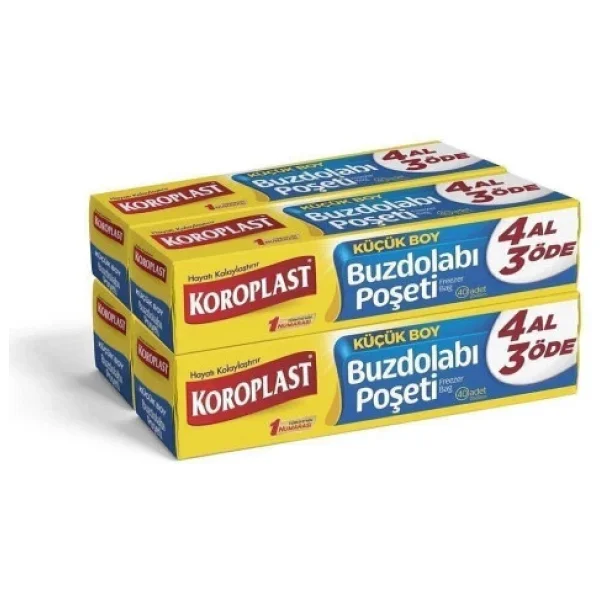 Koroplast Küçük Boy Buzdolabı Poşeti 4x40'lı - Görsel 4
