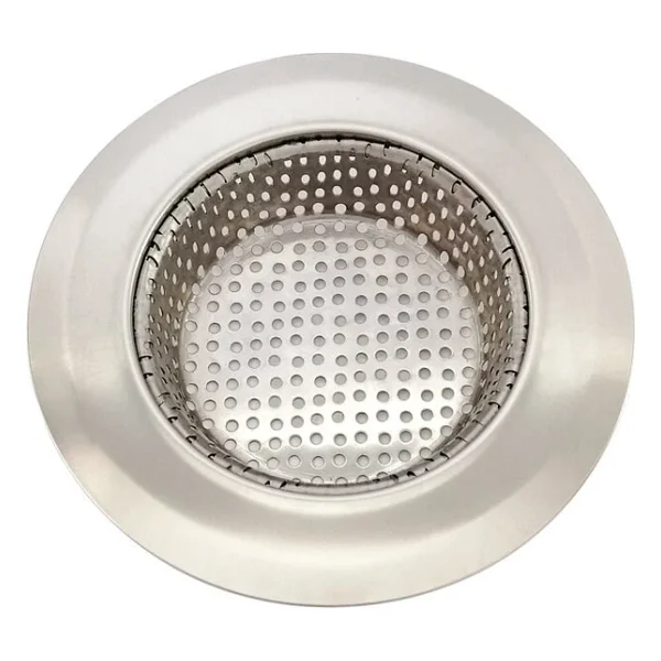 9 Cm Büyük Boy Paslanmaz Çelik Lavabo Süzgeci - Evye Süzgeci - Eviye Süzgeç - Görsel 4