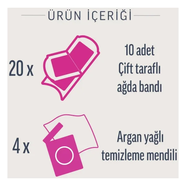 Veet Pure Hipoalerjenik Yüze Özel 20'li 4 Adet Sir Ağda Bandı - Görsel 4