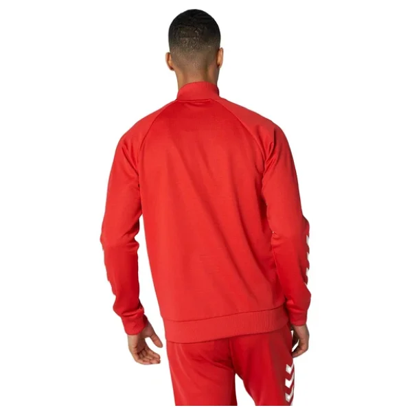 Hummel Falconzo 921133-3658 Kırmızı Erkek Eşofman Üstü - Görsel 4