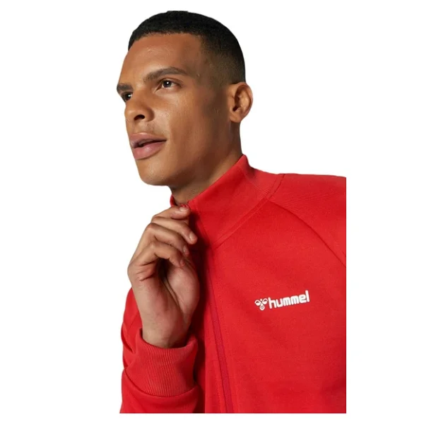 Hummel Falconzo 921133-3658 Kırmızı Erkek Eşofman Üstü - Görsel 3