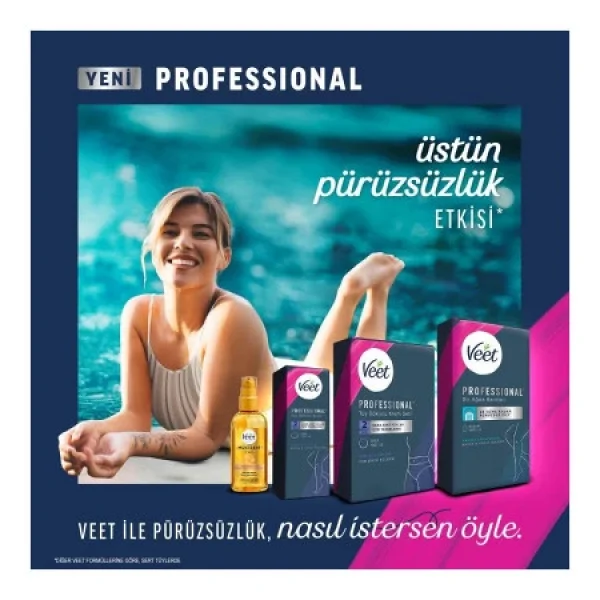 Veet Professional Normal Ciltler İçin Yüze Özel 20'li 2 Adet Sir Ağda Bandı - Görsel 8