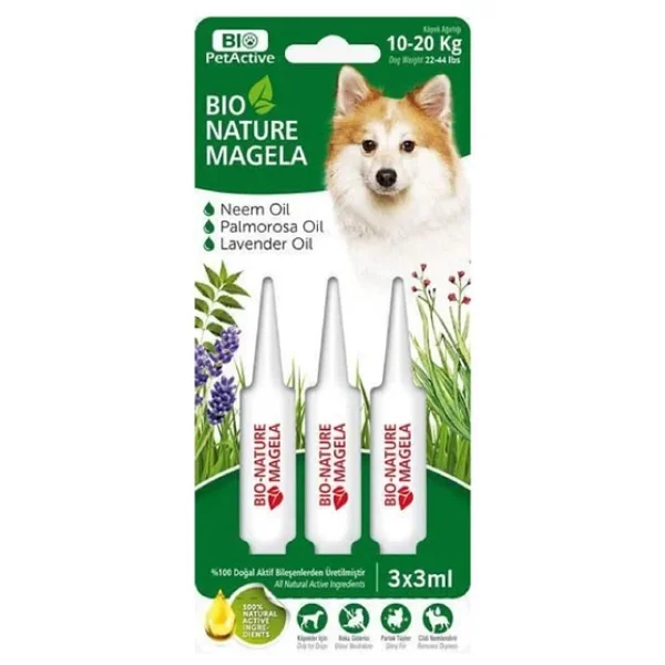 Bio Petactive Bio Nature Magela 3x3 Ml 10-20 Kg Köpek Ense Damlası - Görsel 3