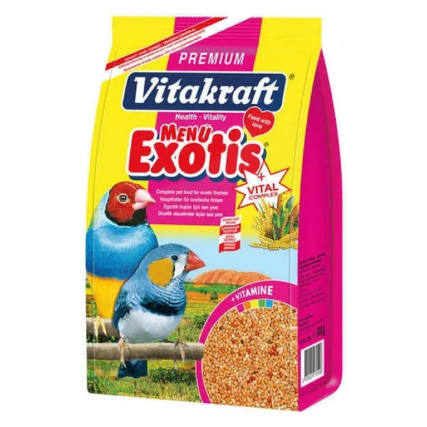 Vitakraft Menu Jod Vital Complex Premium 500 Gr Egzotik Kuş Yemi - Görsel 4