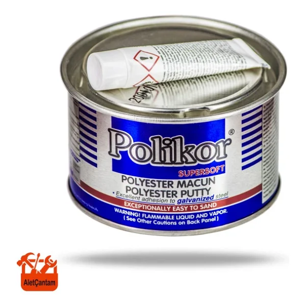 Polikor Çelik Macun Oto Kaporta Macunu 825gr - Görsel 3