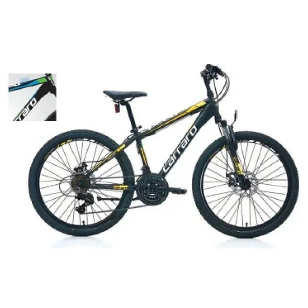 Carraro Speed 241 Md Siyah-Yeşil 21 Vites 24 Jant Dağ Bisikleti - Görsel 4
