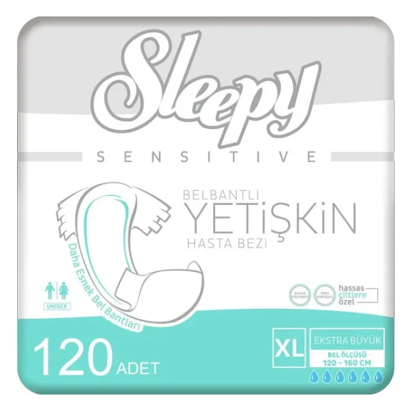 Sleepy Belbantlı Ekstra Büyük Boy XL 30'lu 4 Adet Hasta Bezi - Görsel 3