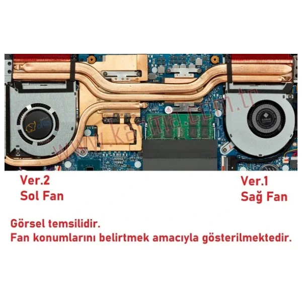 Asus Dfs5k12304363h Fmlb, 13nr00s0m09011, Dq5d577k003 Fan - Görsel 3